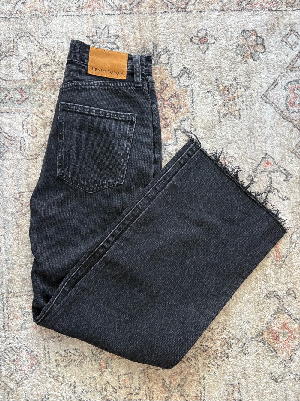 Denim Forum THE FARRAH HIGH RISE WIDE LEG